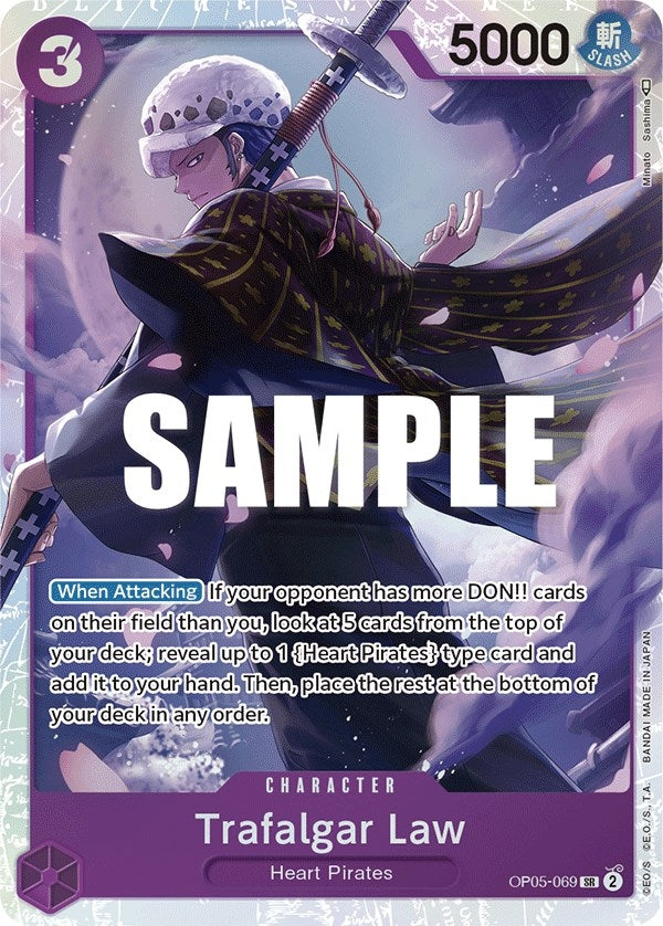 Image for Trafalgar Law (069) (Awakening of the New Era) (OP05-069) - One Piece Card Game
