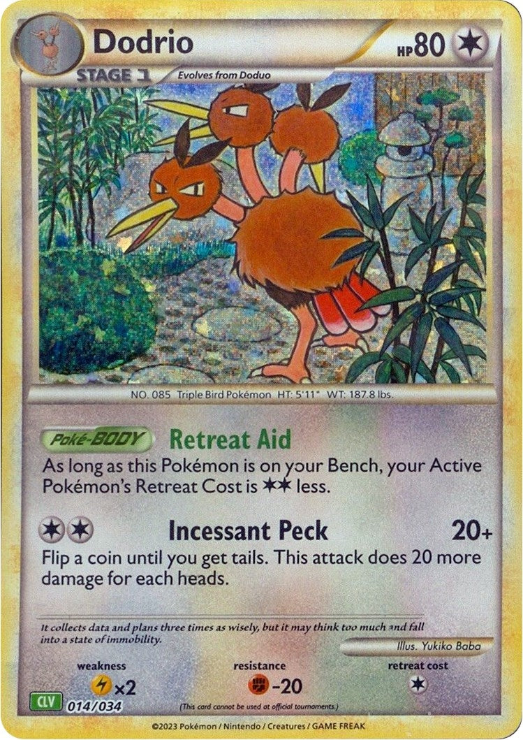 Image for Dodrio (Trading Card Game Classic) (014/034) - Pokemon
