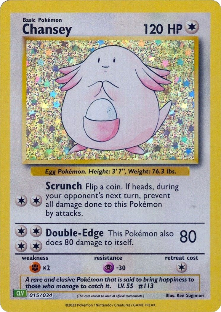 Image for Chansey (Trading Card Game Classic) (015/034) - Pokemon