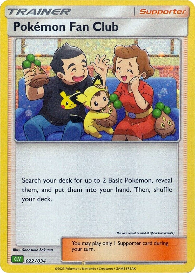 Image for Pokemon Fan Club (CLV) (Trading Card Game Classic) (022/034) - Pokemon
