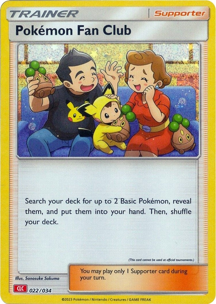 Image for Pokemon Fan Club (CLC) (Trading Card Game Classic) (022/034) - Pokemon