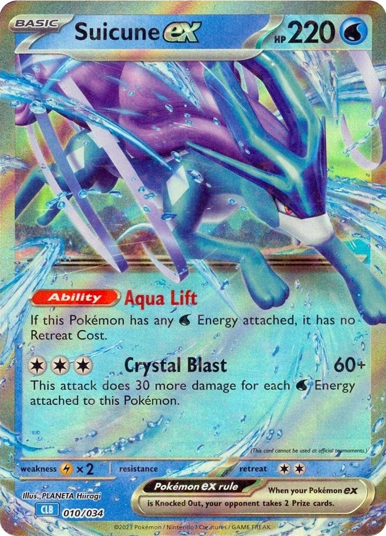 Image for Suicune ex (Trading Card Game Classic) (010/034) - Pokemon