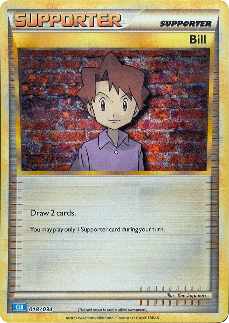 Image for Bill (CLB) (Trading Card Game Classic) (018/034) - Pokemon