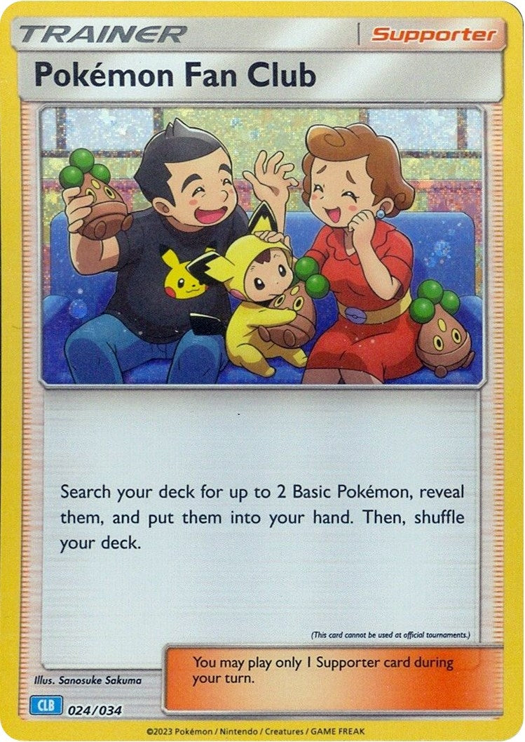 Image for Pokemon Fan Club (CLB) (Trading Card Game Classic) (024/034) - Pokemon