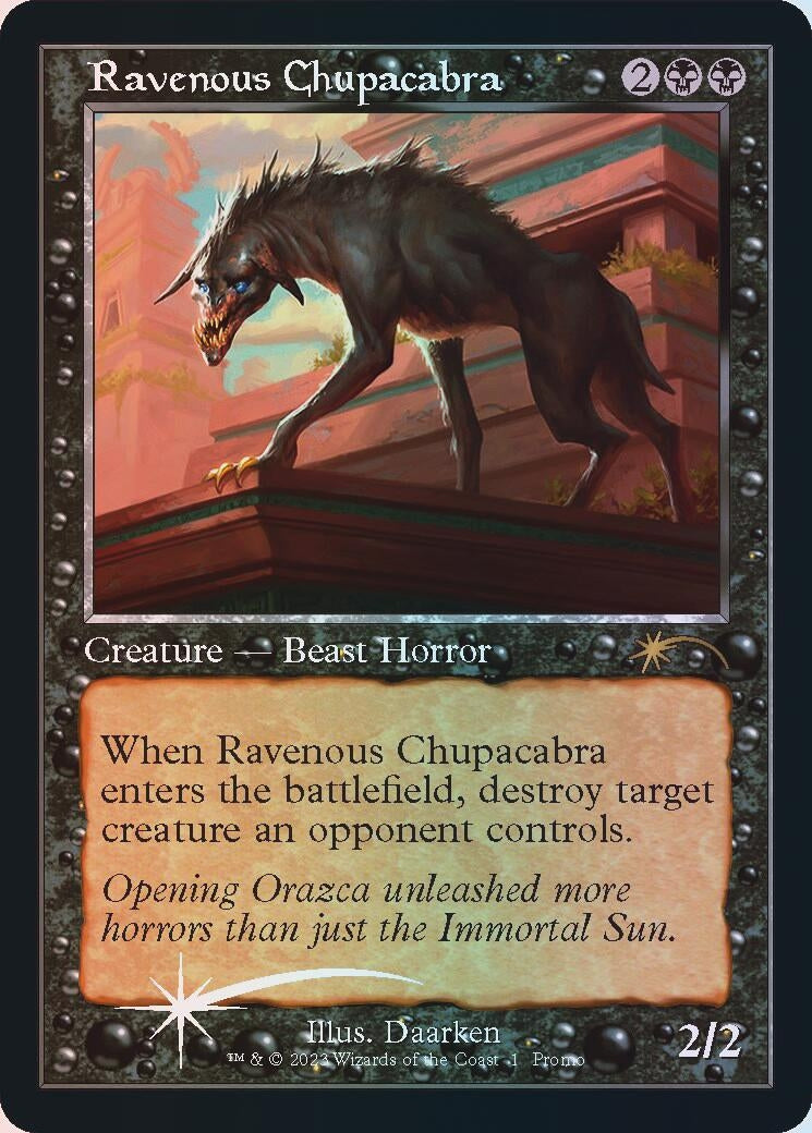 Image for Ravenous Chupacabra (Retro Frame) (Open House Promos) (1) - Magic: The Gathering