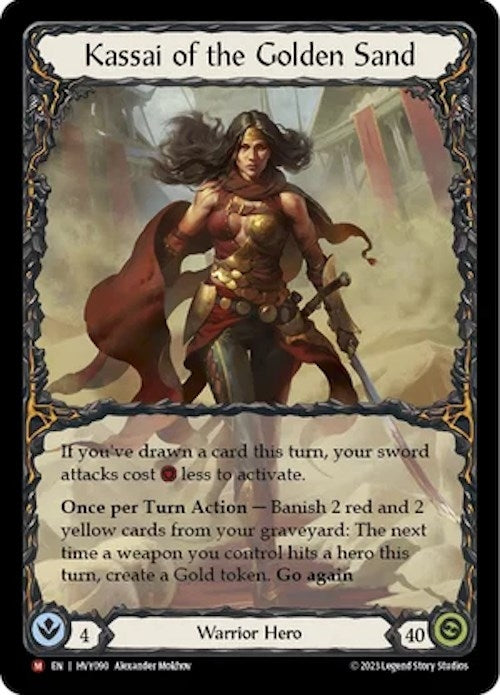 Image for Kassai of the Golden Sand (Heavy Hitters) (HVY090) - Flesh and Blood TCG