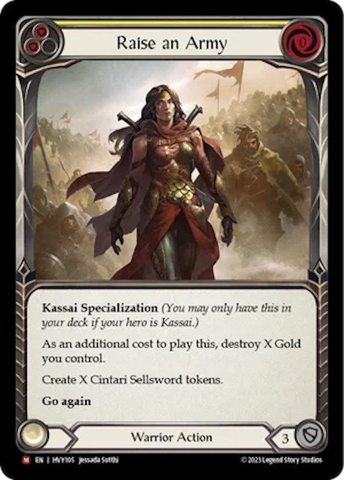 Image for Raise an Army (Heavy Hitters) (HVY105) - Flesh and Blood TCG
