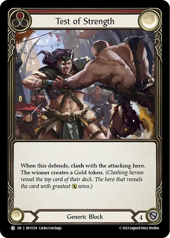 Image for Test of Strength (Heavy Hitters) (HVY239) - Flesh and Blood TCG