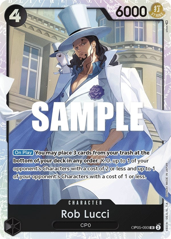 Image for Rob Lucci (093) (Awakening of the New Era) (OP05-093) - One Piece Card Game