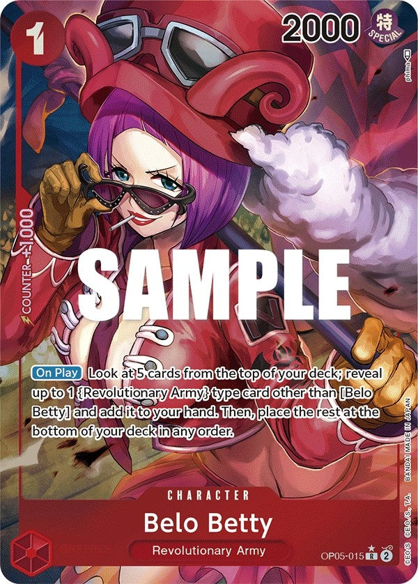 Image for Belo Betty (015) (Alternate Art) (Awakening of the New Era) (OP05-015) - One Piece Card Game