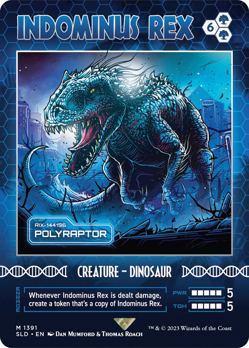 Image for Indominus Rex - Polyraptor (Secret Lair Drop Series) (1391) - Magic: The Gathering