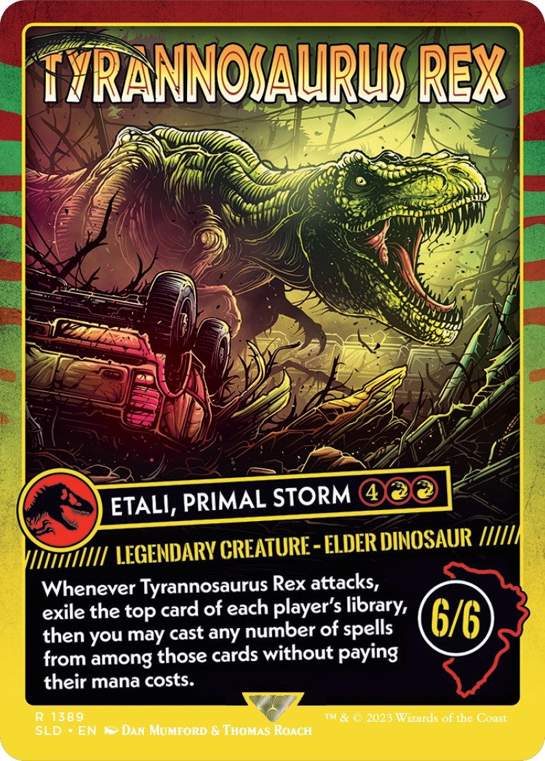 Image for Tyrannosaurus Rex - Etali, Primal Storm (Secret Lair Drop Series) (1389) - Magic: The Gathering