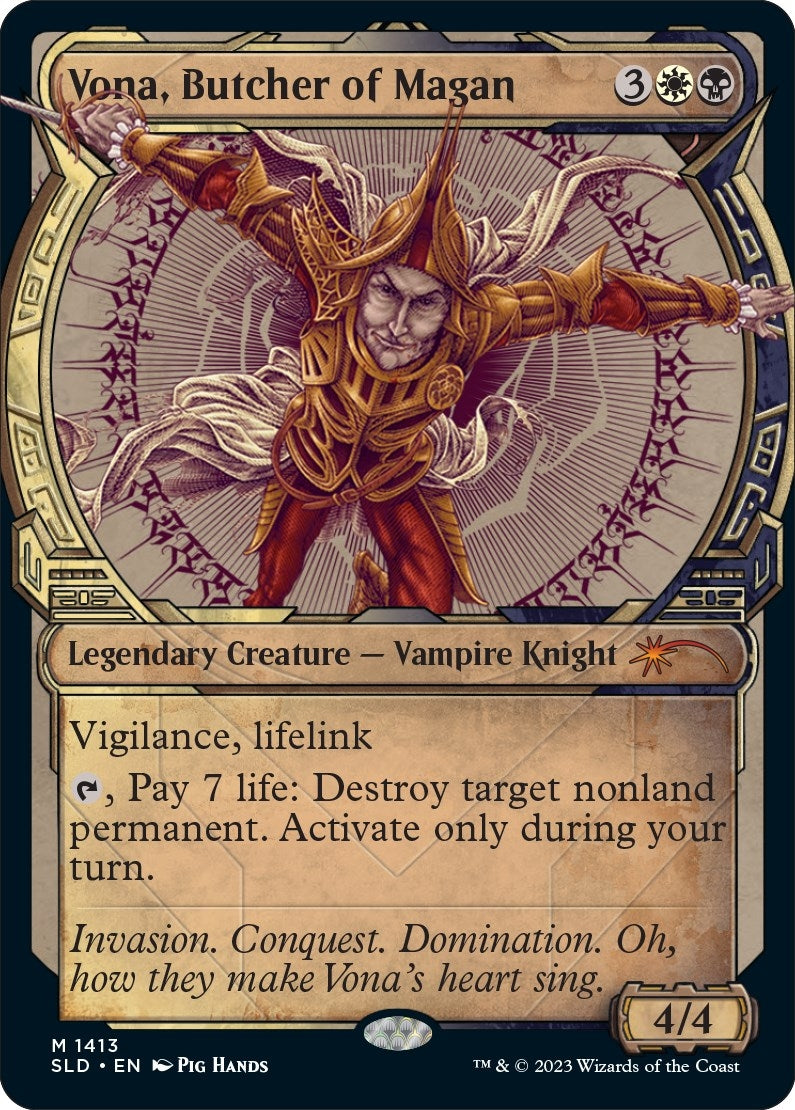 Image for Vona, Butcher of Magan (Secret Lair Drop Series) (1413) - Magic: The Gathering