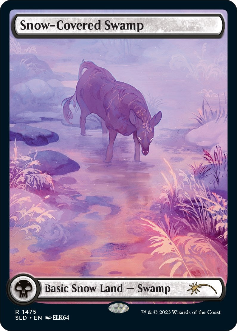 Image for Snow-Covered Swamp (1475) (Secret Lair Drop Series) (1475) - Magic: The Gathering