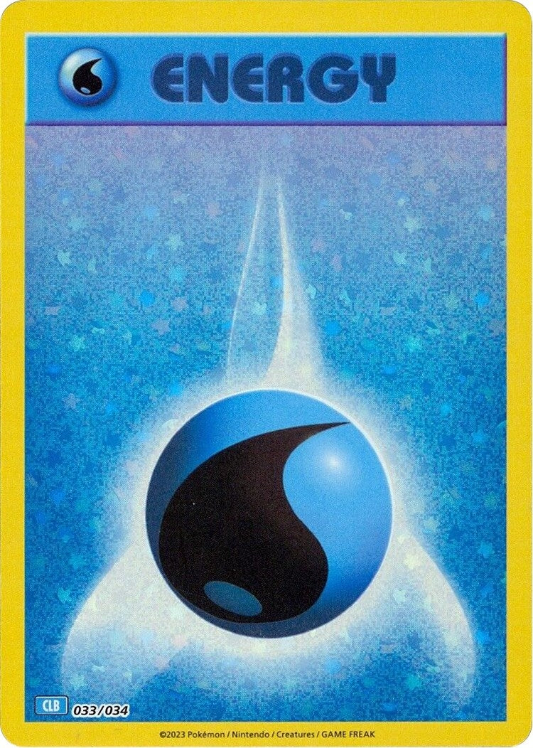 Image for Basic Water Energy (Trading Card Game Classic) (033/034) - Pokemon