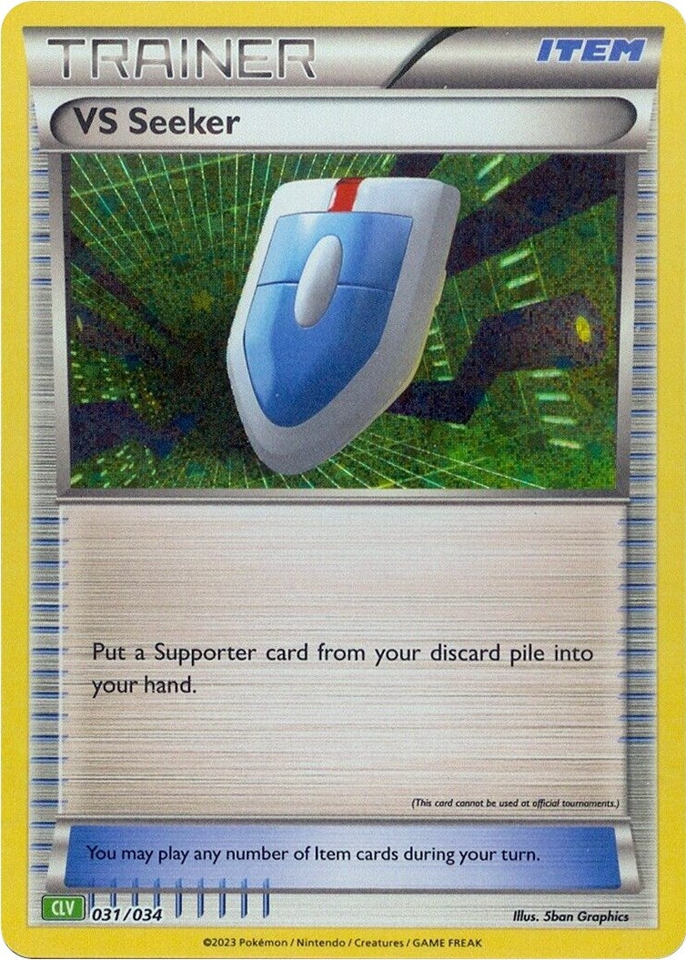 Image for VS Seeker (CLV) (Trading Card Game Classic) (031/034) - Pokemon