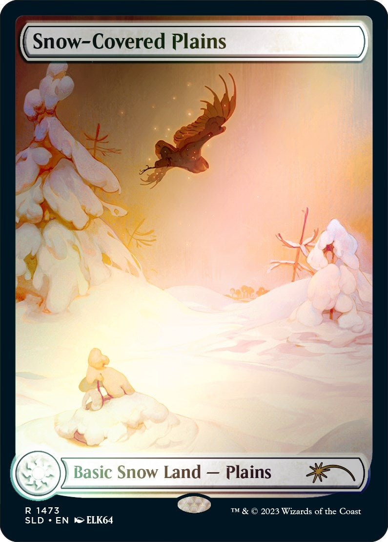 Image for Snow-Covered Plains (1473) (Rainbow Foil) (Secret Lair Drop Series) (1473) - Magic: The Gathering