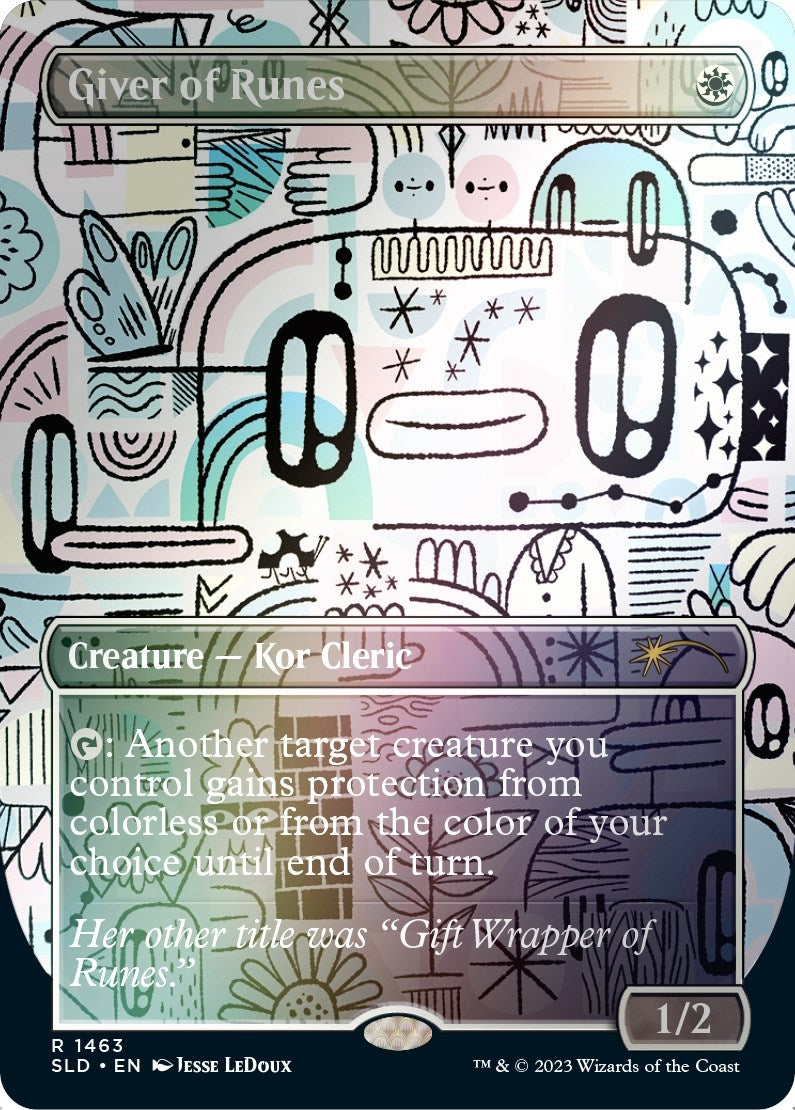 Image for Giver of Runes (Rainbow Foil) (Secret Lair Drop Series) (1463) - Magic: The Gathering