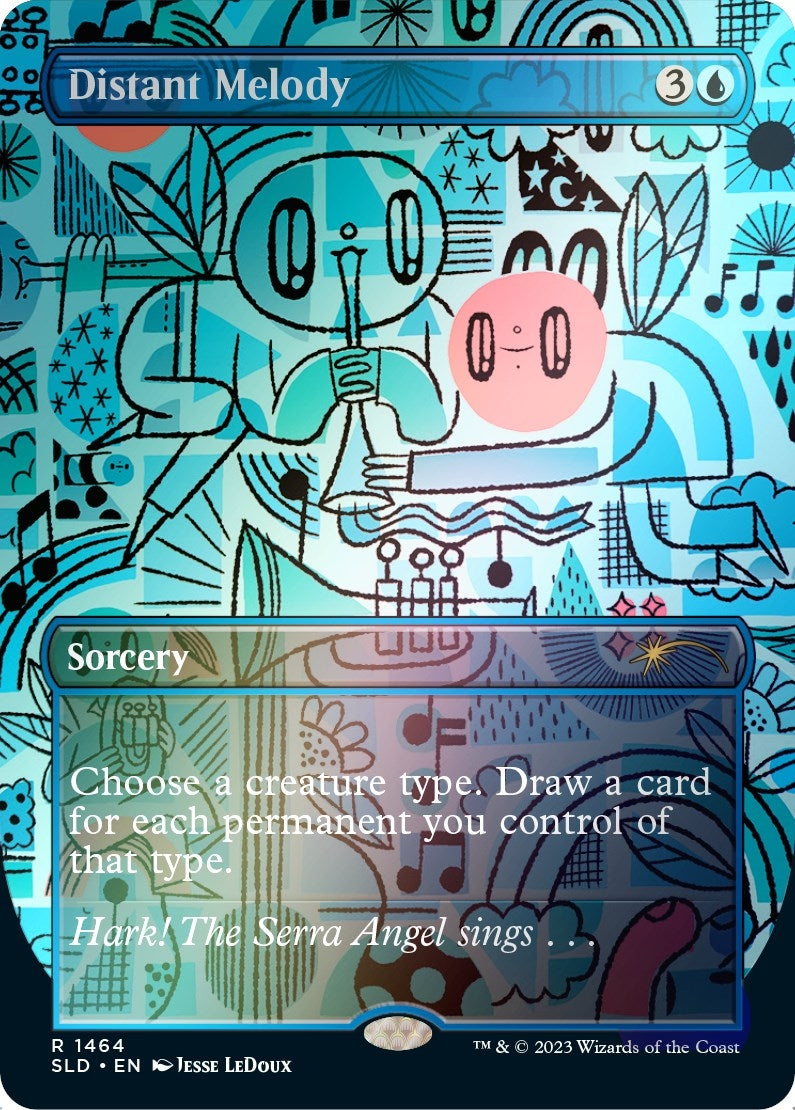 Image for Distant Melody (Rainbow Foil) (Secret Lair Drop Series) (1464) - Magic: The Gathering