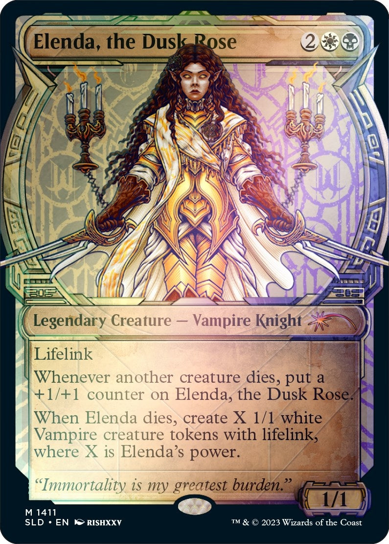Image for Elenda, the Dusk Rose (Rainbow Foil) (Secret Lair Drop Series) (1411) - Magic: The Gathering