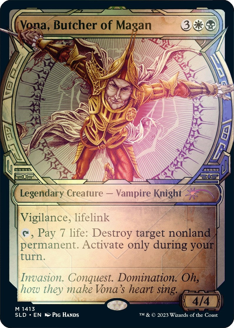 Image for Vona, Butcher of Magan (Rainbow Foil) (Secret Lair Drop Series) (1413) - Magic: The Gathering