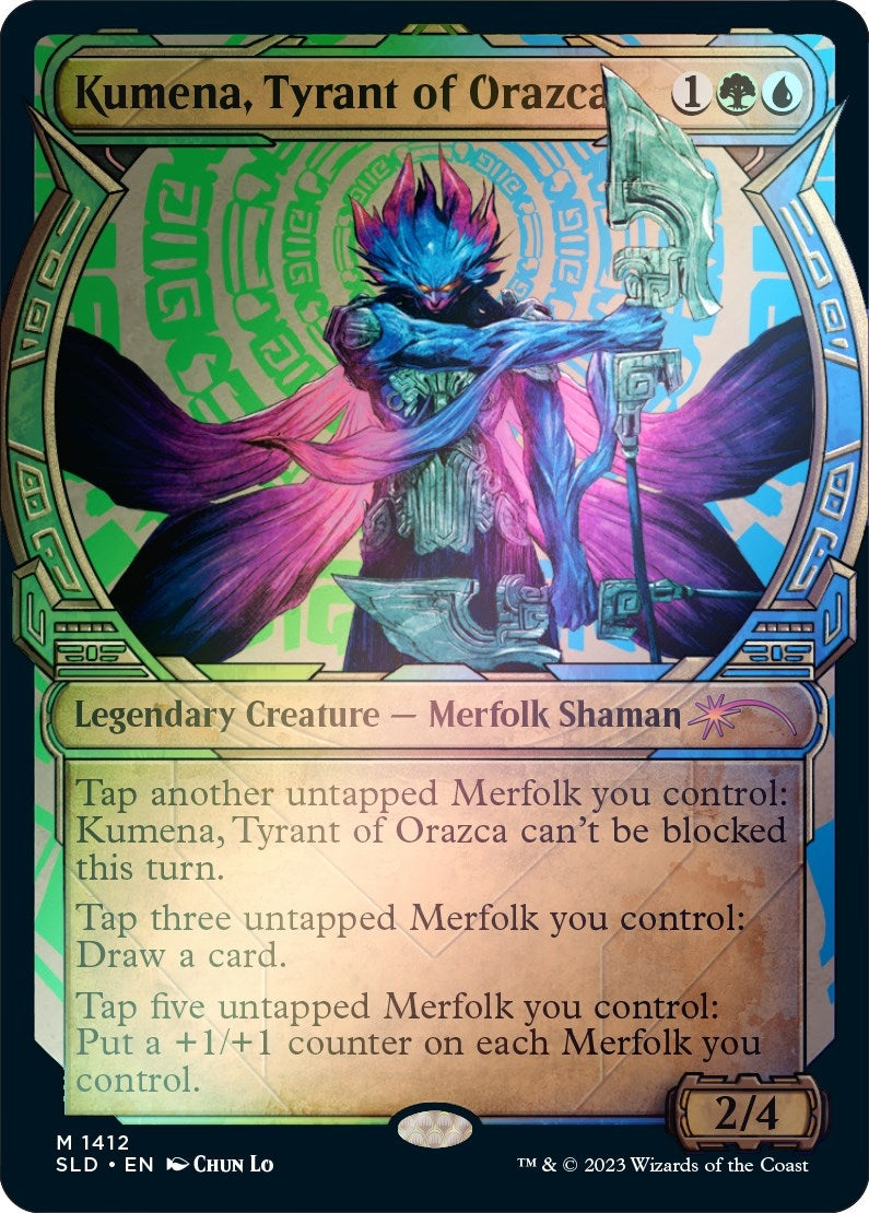 Image for Kumena, Tyrant of Orazca (Rainbow Foil) (Secret Lair Drop Series) (1412) - Magic: The Gathering