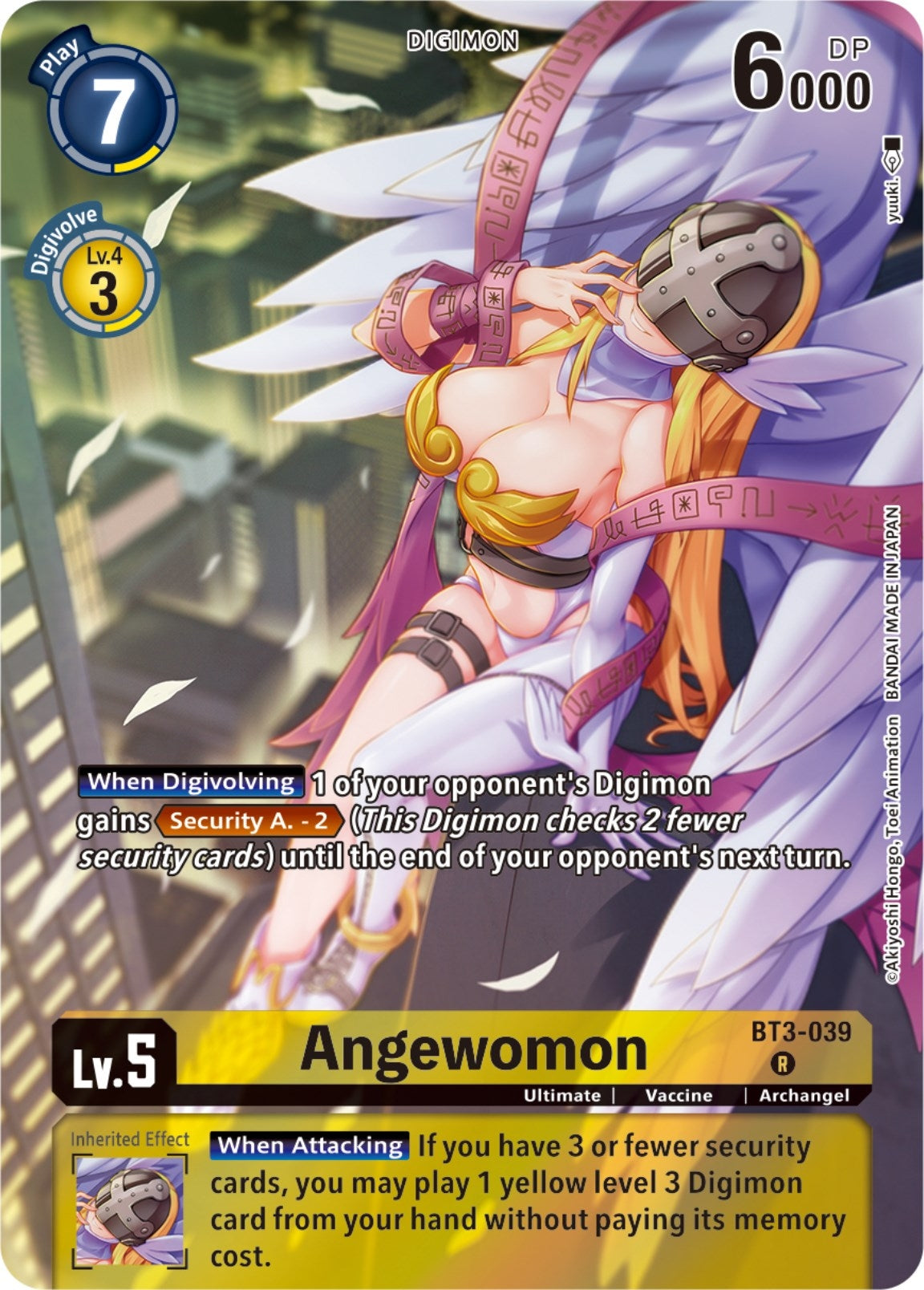 Image for Angewomon - BT3-039 (Gift Box 2023) (BT01-03A) (BT3-039 R) - Digimon Card Game
