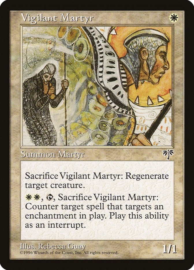 Image for Vigilant Martyr (Mirage) - Magic: The Gathering
