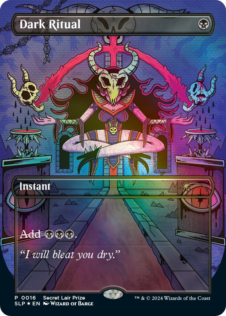 Image for Dark Ritual (Secret Lair Showdown) (16) - Magic: The Gathering