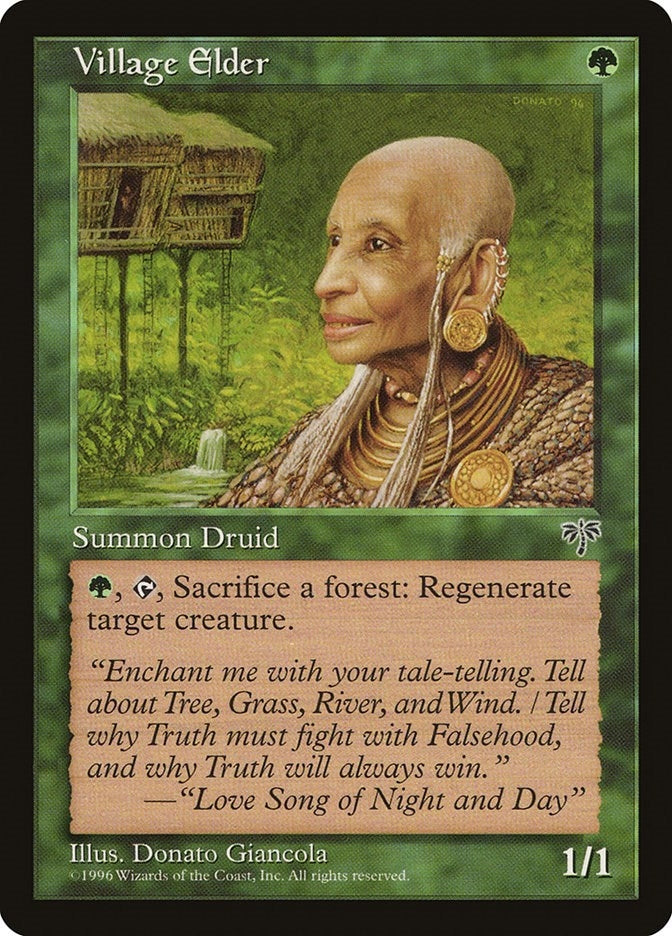 Image for Village Elder (Mirage) - Magic: The Gathering
