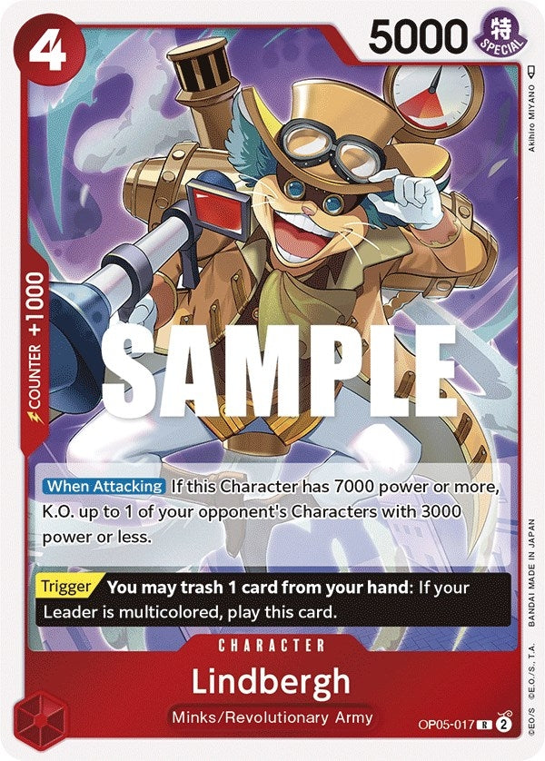 Image for Lindbergh (Awakening of the New Era) (OP05-017) - One Piece Card Game