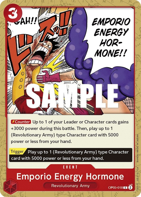 Image for Emporio Energy Hormone (Awakening of the New Era) (OP05-018) - One Piece Card Game
