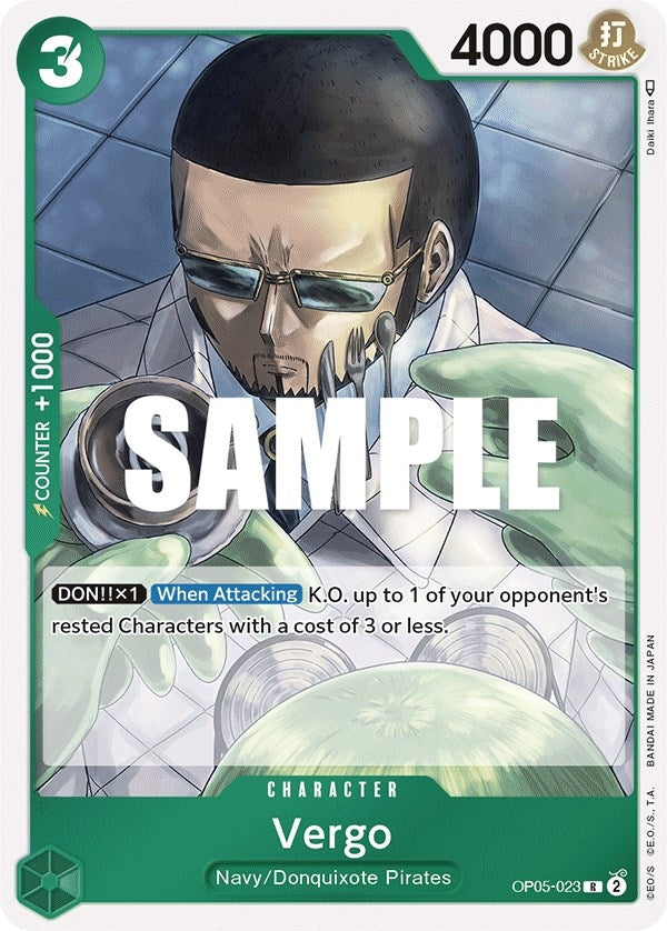 Image for Vergo (Awakening of the New Era) (OP05-023) - One Piece Card Game