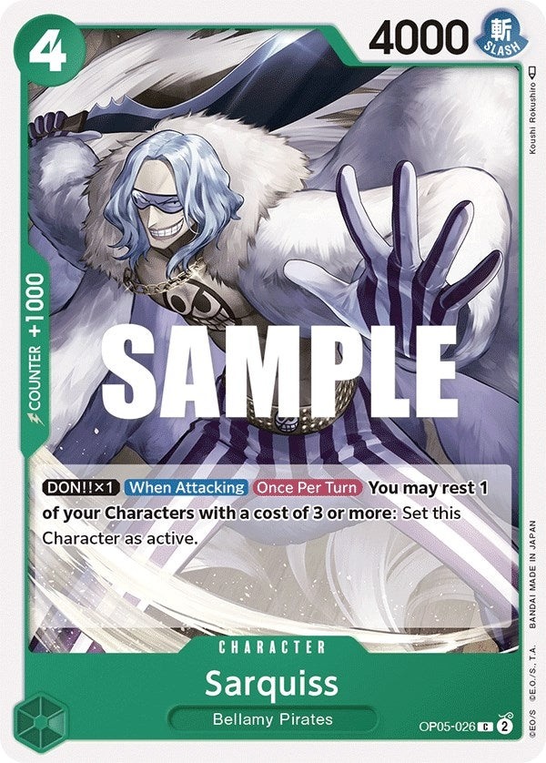 Image for Sarquiss (Awakening of the New Era) (OP05-026) - One Piece Card Game