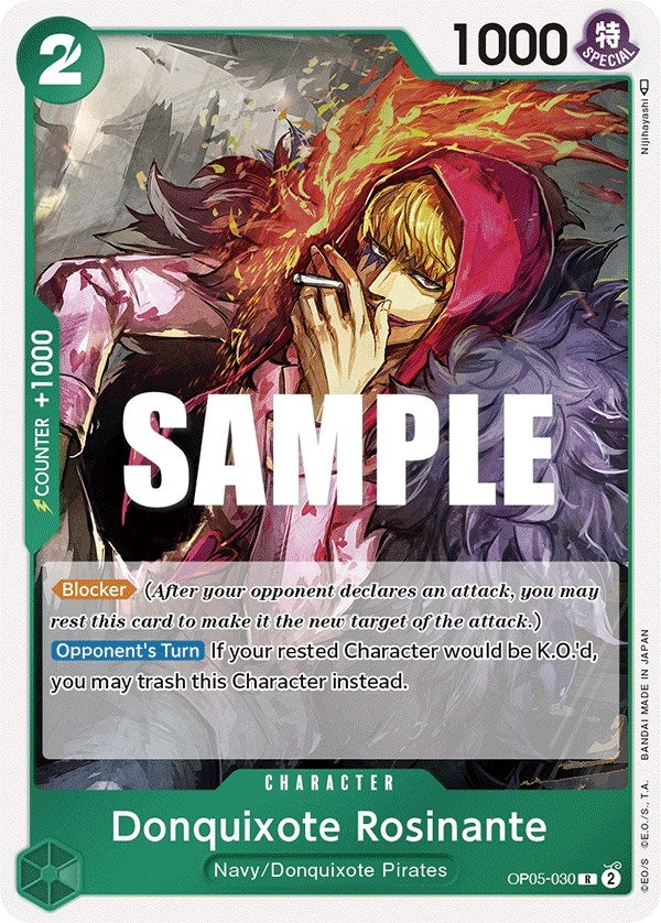 Image for Donquixote Rosinante (030) (Awakening of the New Era) (OP05-030) - One Piece Card Game