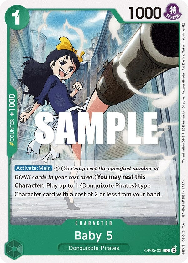 Image for Baby 5 (033) (Awakening of the New Era) (OP05-033) - One Piece Card Game