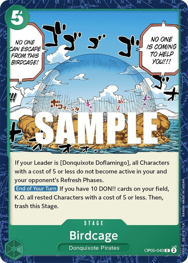 Image for Birdcage (Awakening of the New Era) (OP05-040) - One Piece Card Game