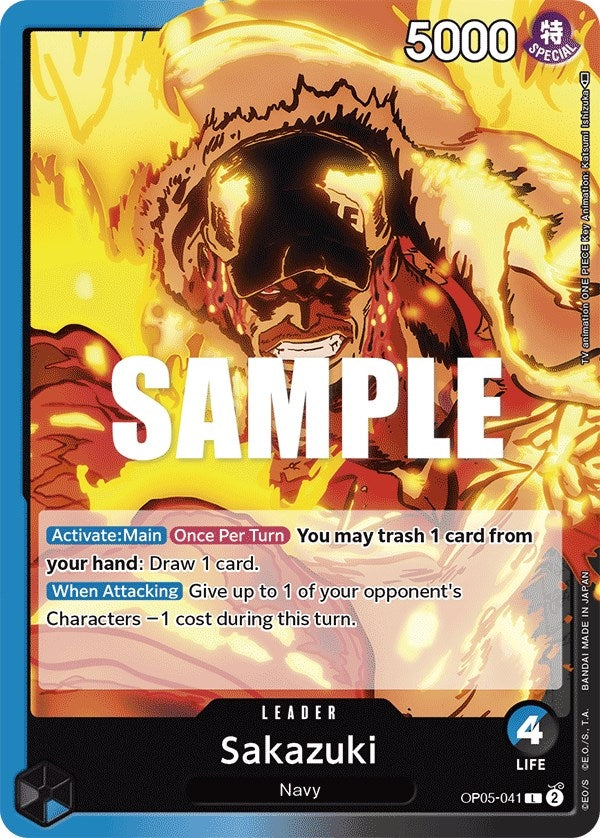 Image for Sakazuki (Awakening of the New Era) (OP05-041) - One Piece Card Game