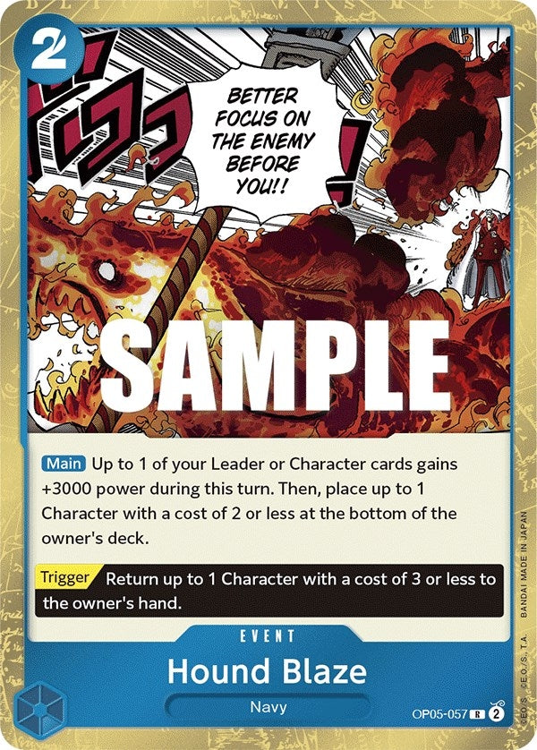 Image for Hound Blaze (Awakening of the New Era) (OP05-057) - One Piece Card Game