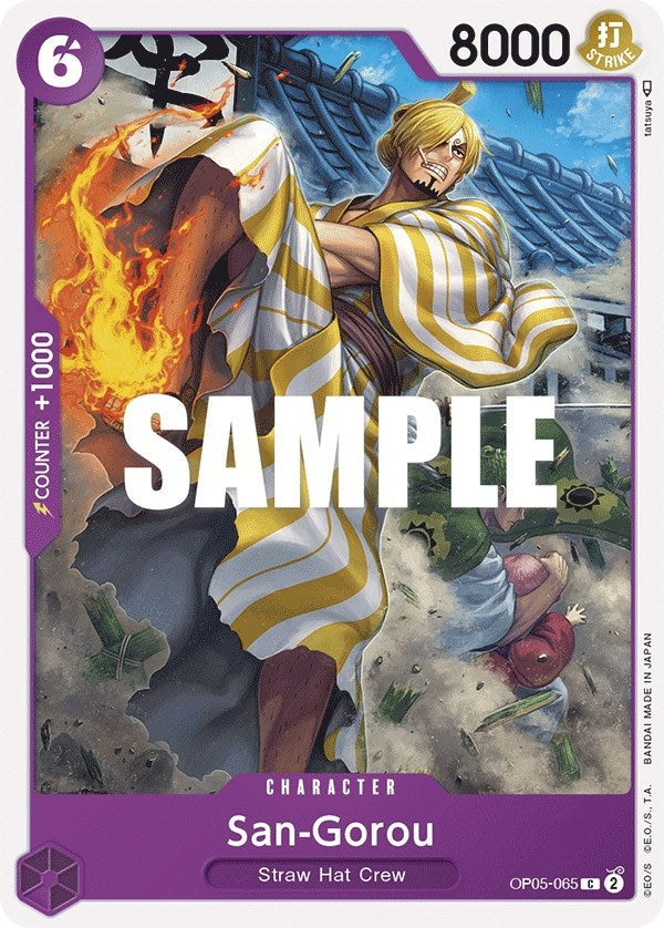 Image for San-Gorou (Awakening of the New Era) (OP05-065) - One Piece Card Game