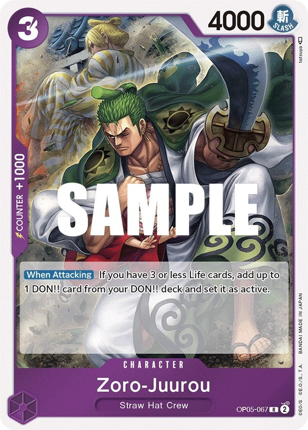 Image for Zoro-Juurou (Awakening of the New Era) (OP05-067) - One Piece Card Game