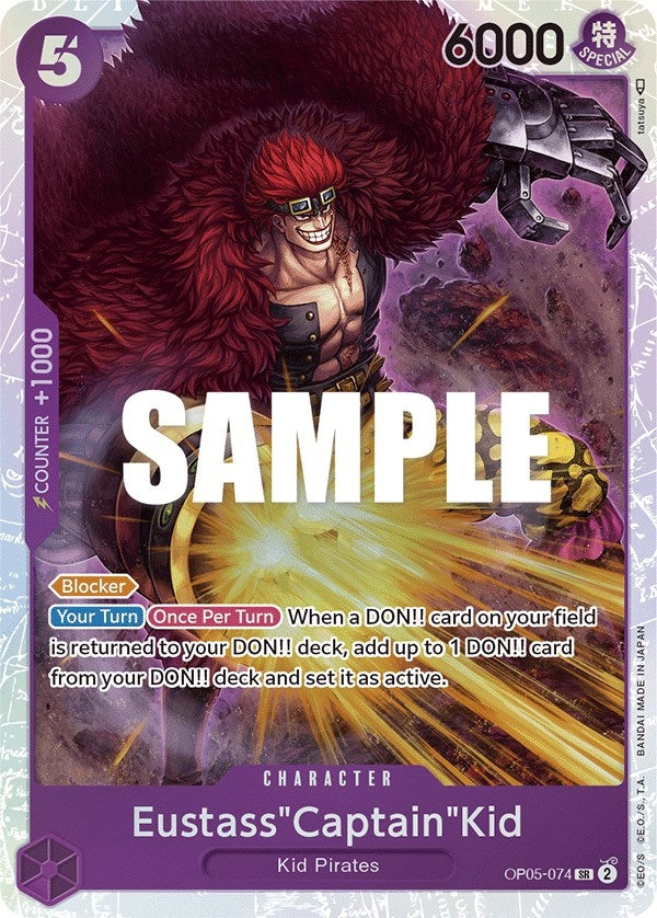 Image for Eustass"Captain"Kid (Awakening of the New Era) (OP05-074) - One Piece Card Game