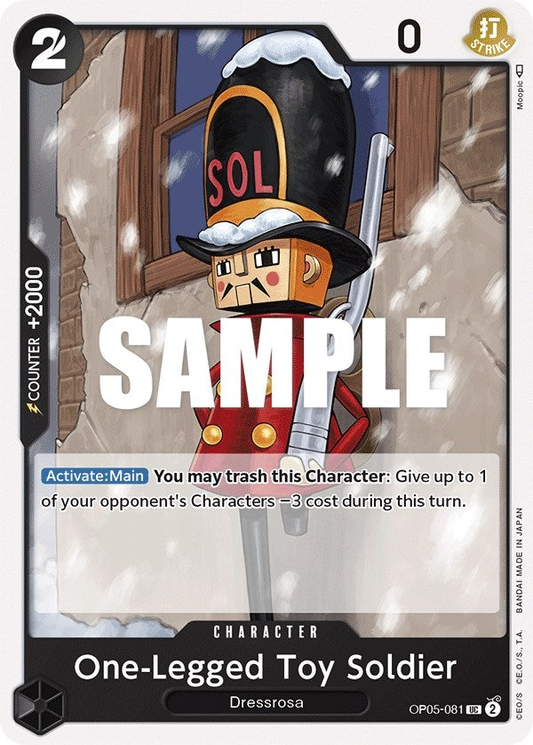 Image for One-Legged Toy Soldier (Awakening of the New Era) (OP05-081) - One Piece Card Game
