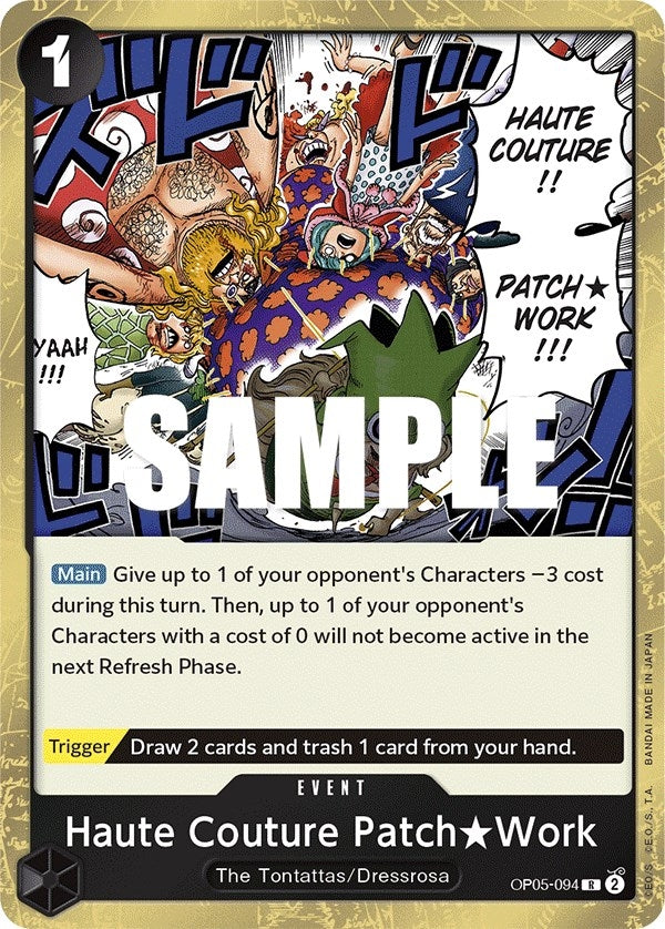 Image for Haute Couture Patch Work (Awakening of the New Era) (OP05-094) - One Piece Card Game