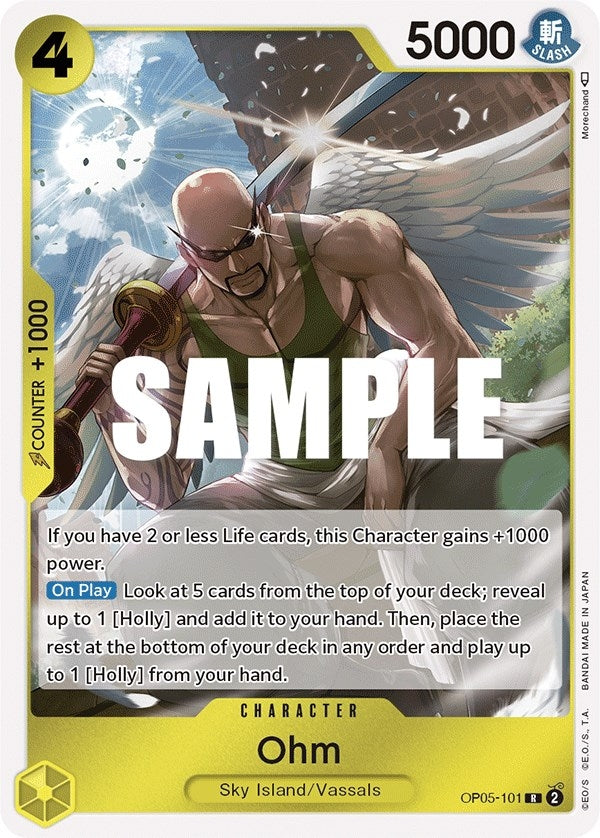 Image for Ohm (Awakening of the New Era) (OP05-101) - One Piece Card Game