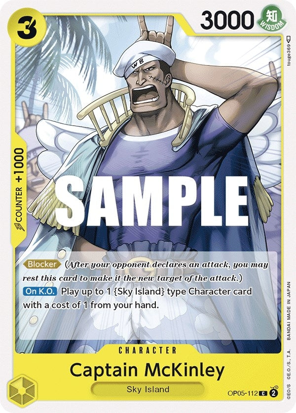 Image for Captain McKinley (Awakening of the New Era) (OP05-112) - One Piece Card Game