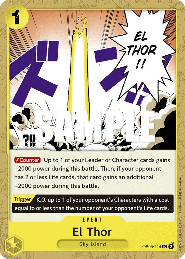 Image for El Thor (Awakening of the New Era) (OP05-114) - One Piece Card Game