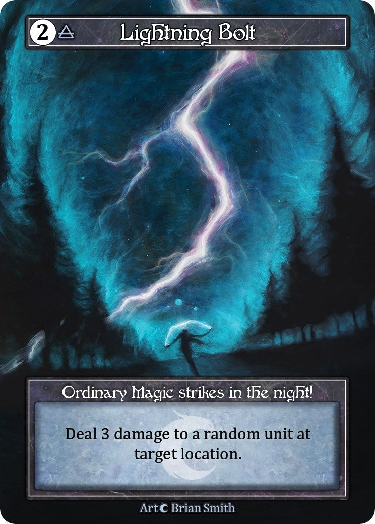 Image for Lightning Bolt (Team Covenant Promo) (Foil) (Beta) - Sorcery: Contested Realm