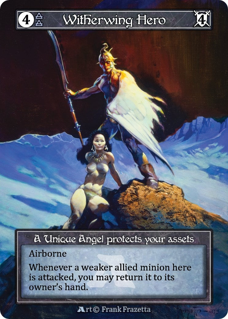 Image for Witherwing Hero (Alpha Investments Promo) (Foil) (Beta) - Sorcery: Contested Realm