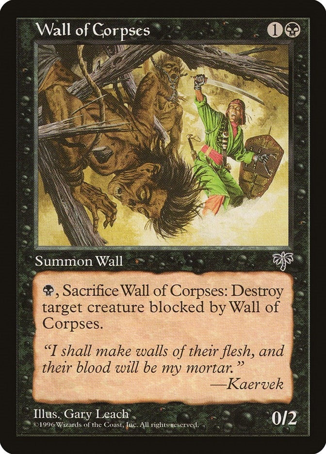 Image for Wall of Corpses (Mirage) - Magic: The Gathering